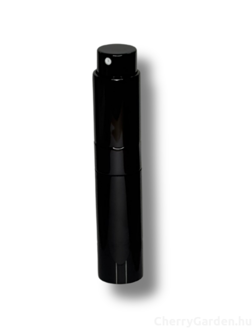 Tölthető utazó spray 10ml (üres) - FEKETE