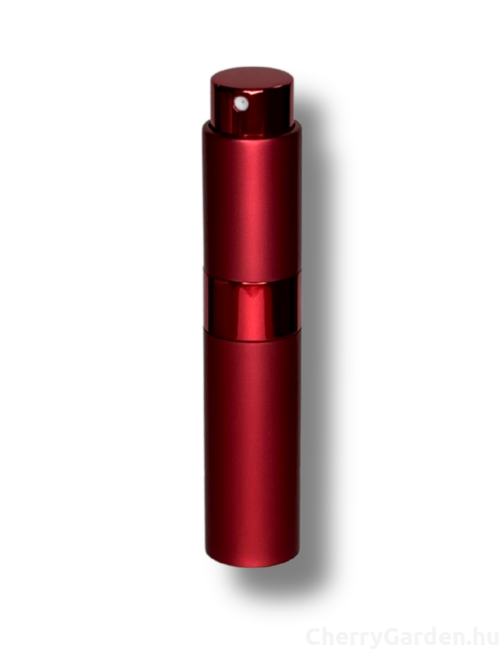 Tölthető utazó spray 10ml (üres) - PIROS