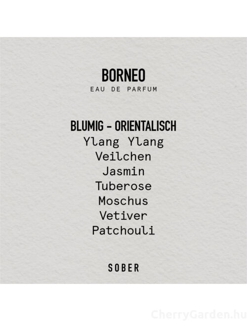 Sober Borneo Eau de Parfum 50ml