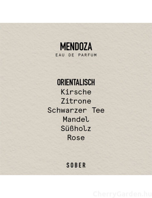 Sober Mendoza Eau de Parfum 50ml