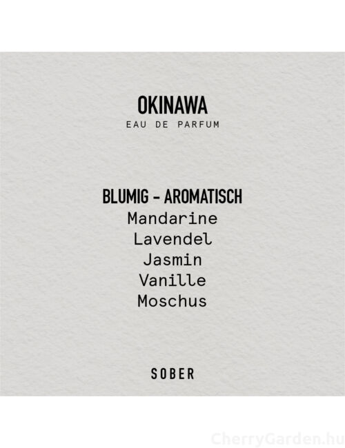 Sober Okinawa Eau de Parfum 50ml